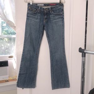 bootcut/low rise jeans